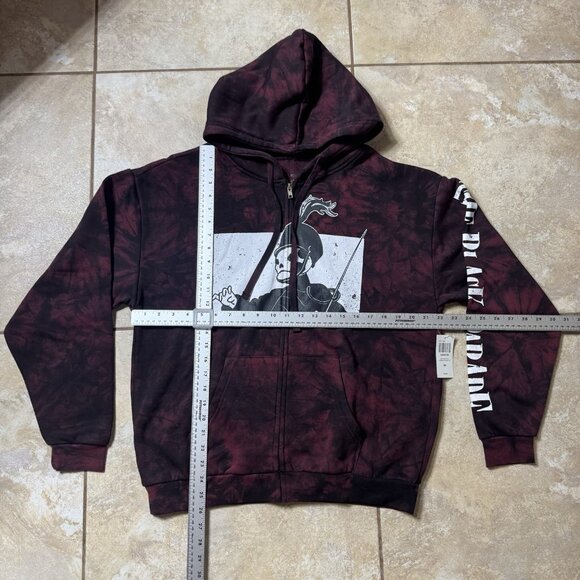 My Chemical Romance The Black Parade Red Tie-Dye Hoodie Medium New With Tags - Picture 6 of 11